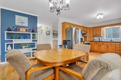 5108 49 Street, Clive, AB - Indoor Photo Showing Dining Room