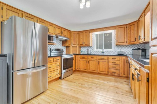 5108 49 Street, Clive, AB - Indoor Photo Showing Kitchen