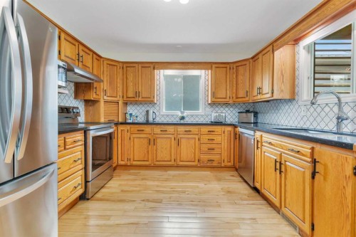 5108 49 Street, Clive, AB - Indoor Photo Showing Kitchen