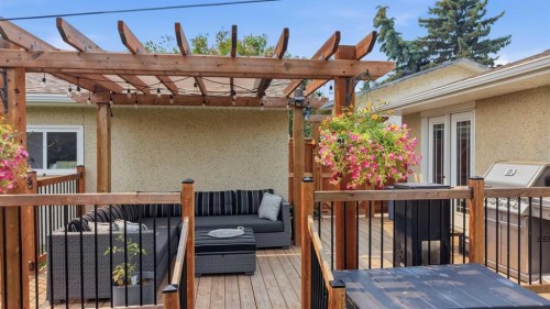 5721 55 Avenue, Lacombe, AB - Outdoor With Deck Patio Veranda With Exterior