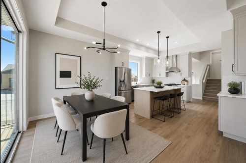 6600 58 Avenue, Innisfail, AB - Indoor Photo Showing Dining Room