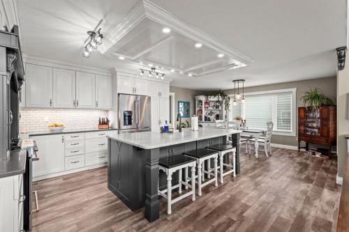 833 10 Avenue Ne, Three Hills, AB - Indoor Photo Showing Kitchen With Upgraded Kitchen