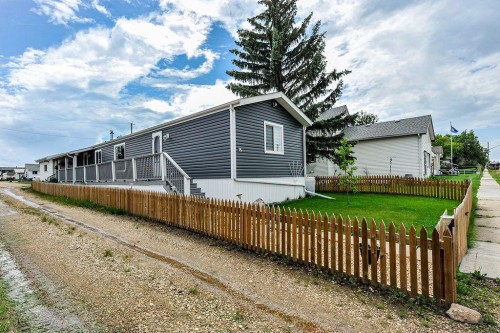 16 Main Street, Edberg, AB - Outdoor With Deck Patio Veranda