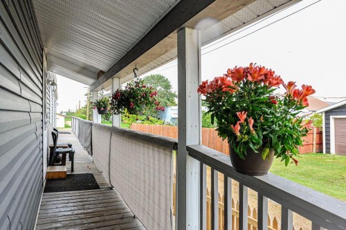 16 Main Street, Edberg, AB - Outdoor With Deck Patio Veranda With Exterior