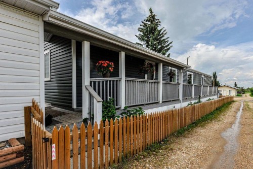 16 Main Street, Edberg, AB - Outdoor With Deck Patio Veranda With Exterior