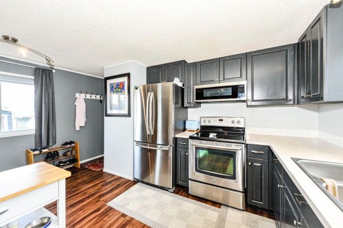 16 Main Street, Edberg, AB - Indoor Photo Showing Kitchen With Stainless Steel Kitchen