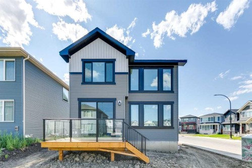 64 Creekstone Manor Sw, Calgary, AB - Outdoor With Deck Patio Veranda