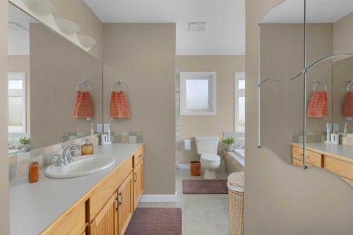 44 Lakes Close, Lacombe, AB - Indoor Photo Showing Bathroom