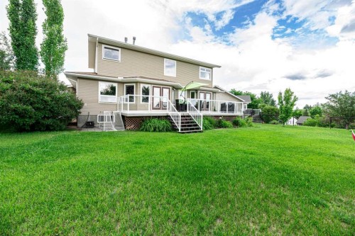 44 Lakes Close, Lacombe, AB - Outdoor With Deck Patio Veranda