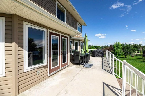 44 Lakes Close, Lacombe, AB - Outdoor With Deck Patio Veranda With Exterior