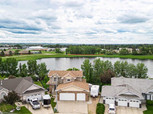 44 Lakes Close, Lacombe, AB - Outdoor With Body Of Water With View