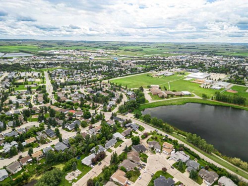 44 Lakes Close, Lacombe, AB - Outdoor With Body Of Water With View