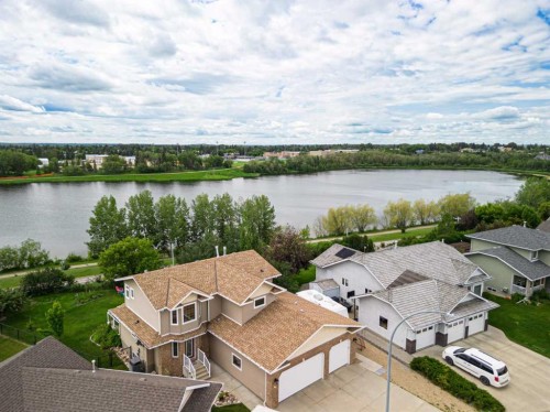 44 Lakes Close, Lacombe, AB - Outdoor With Body Of Water With View