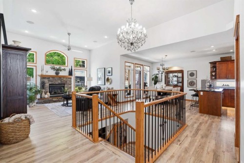 35 Aldrich Close, Red Deer, AB - Indoor With Fireplace