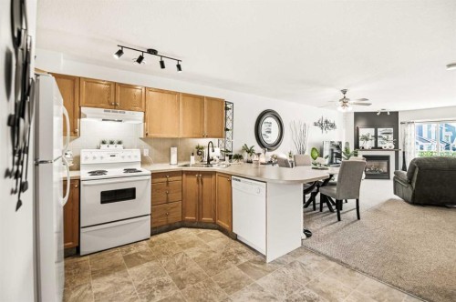 1205-5220 50A Avenue, Sylvan Lake, AB - Indoor Photo Showing Kitchen