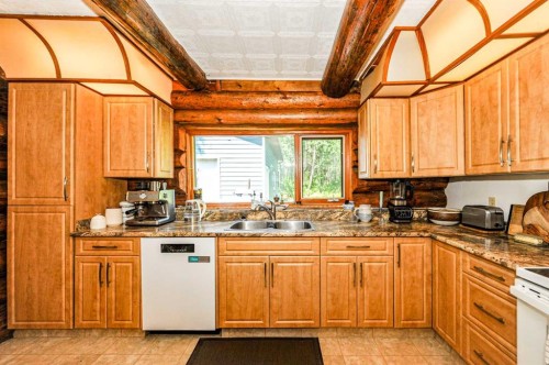 #22-52059 Range Road 220, Rural Strathcona County, AB - Indoor Photo Showing Kitchen With Double Sink