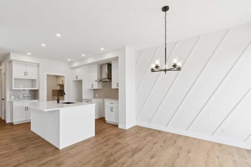 425 Lewiston Landing Ne, Calgary, AB - Indoor Photo Showing Kitchen With Upgraded Kitchen