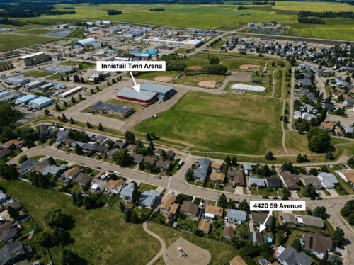 4420 57 Avenue, Innisfail, AB -  With View