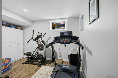 5028 48 Avenue, Caroline, AB - Indoor Photo Showing Gym Room
