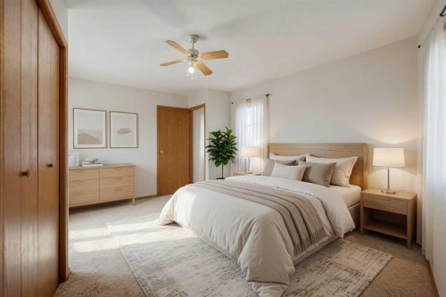 18 Terrace Heights Drive, Lacombe, AB - Indoor Photo Showing Bedroom