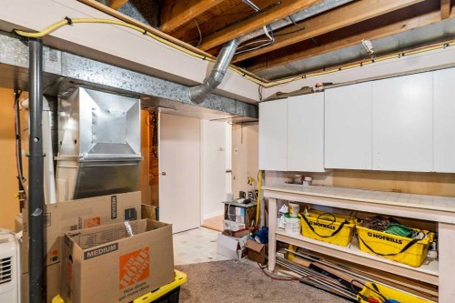 4132 50 Avenue, Innisfail, AB - Indoor Photo Showing Basement