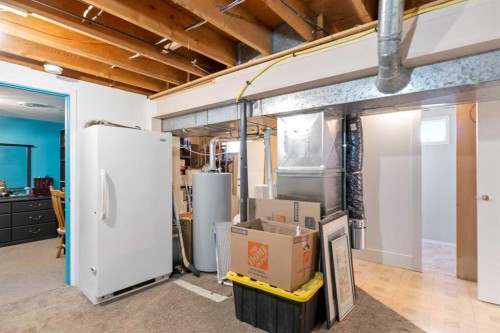 4132 50 Avenue, Innisfail, AB - Indoor Photo Showing Basement