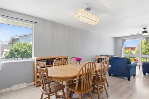 4132 50 Avenue, Innisfail, AB - Indoor Photo Showing Dining Room