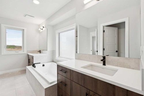 102 Bridgeport Landing, Chestermere, AB - Indoor Photo Showing Bathroom
