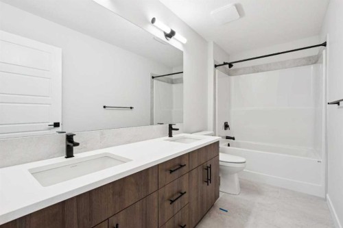 102 Bridgeport Landing, Chestermere, AB - Indoor Photo Showing Bathroom