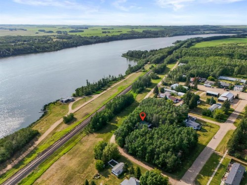 310 Beaver Street, Ferintosh, AB - Outdoor With Body Of Water With View
