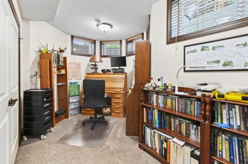 4552 Waskasoo Crescent, Red Deer, AB - Indoor Photo Showing Office