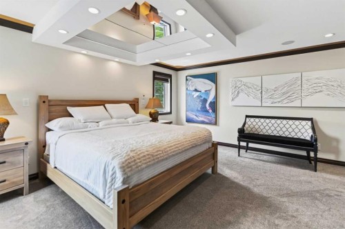 4552 Waskasoo Crescent, Red Deer, AB - Indoor Photo Showing Bedroom