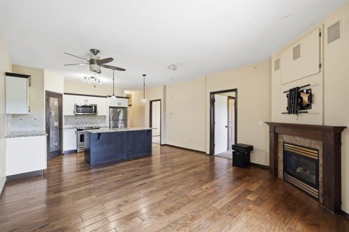 301-3505 51 Avenue, Red Deer, AB - Indoor With Fireplace