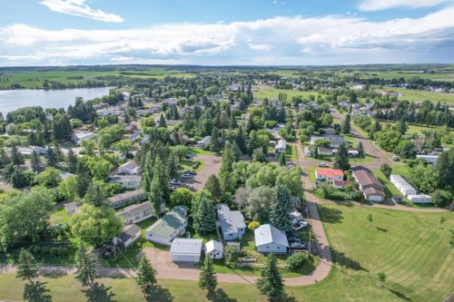#8 48A Street Close, Alix, AB - Outdoor With View