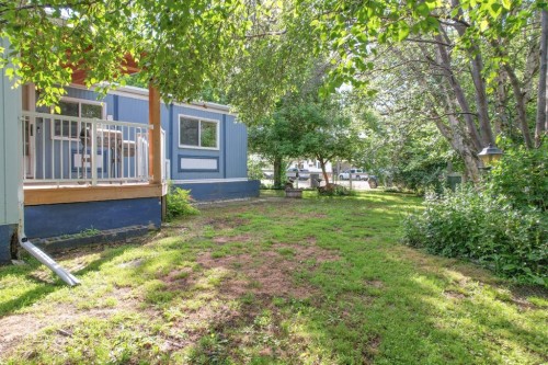 #8 48A Street Close, Alix, AB - Outdoor With Deck Patio Veranda