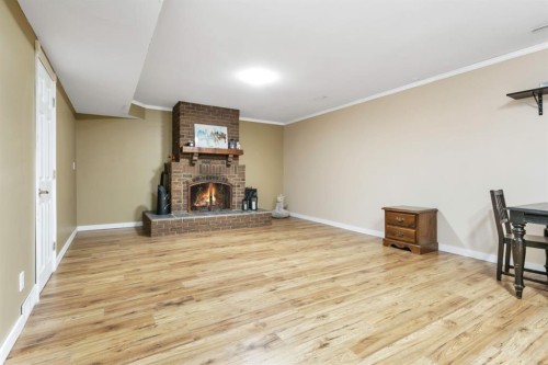 5215 52 Avenue, Eckville, AB - Indoor With Fireplace