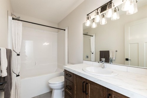 22 Napoleon Meadows Way, Innisfail, AB - Indoor Photo Showing Bathroom