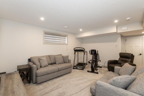 22 Napoleon Meadows Way, Innisfail, AB - Indoor Photo Showing Basement