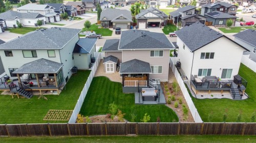22 Napoleon Meadows Way, Innisfail, AB - Outdoor With Deck Patio Veranda