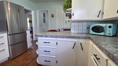 5105 Windsor Avenue, Coronation, AB - Indoor Photo Showing Kitchen With Upgraded Kitchen