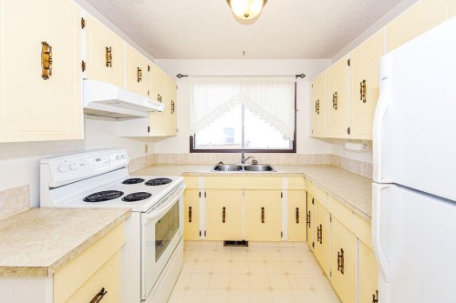 4310B 65 Street, Camrose, AB - Indoor Photo Showing Kitchen With Double Sink