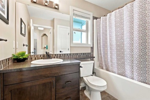 73 Maclean Close, Blackfalds, AB - Indoor Photo Showing Bathroom