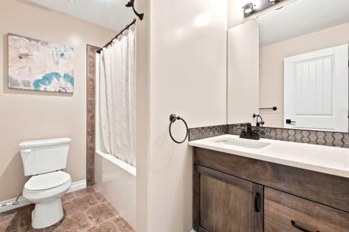 73 Maclean Close, Blackfalds, AB - Indoor Photo Showing Bathroom