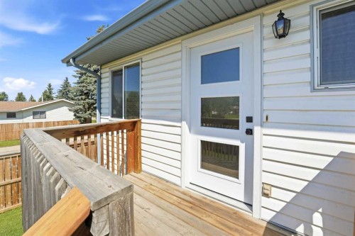 4901A Womacks Road, Blackfalds, AB - Outdoor With Deck Patio Veranda With Exterior
