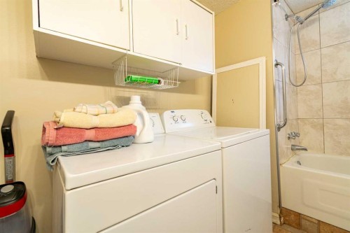 4 48A Street Close, Alix, AB - Indoor Photo Showing Laundry Room