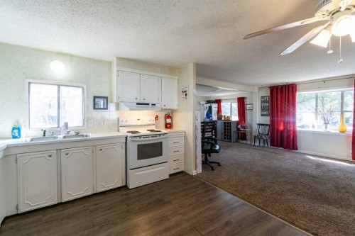 4 48A Street Close, Alix, AB - Indoor Photo Showing Kitchen With Double Sink