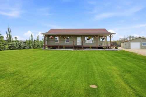 422045 Range Road 10, Rural Ponoka County, AB - Outdoor With Deck Patio Veranda