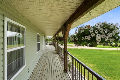 422045 Range Road 10, Rural Ponoka County, AB - Outdoor With Deck Patio Veranda With Exterior