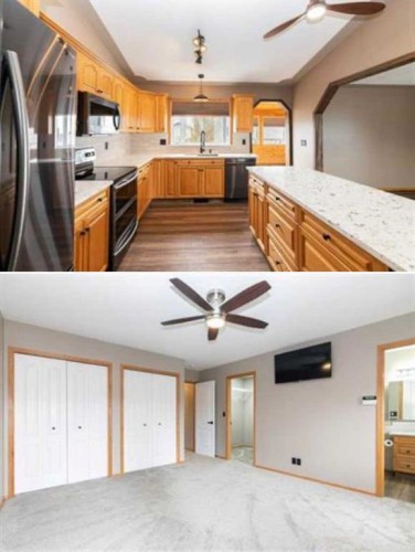 25 Fulmar, Sylvan Lake, AB - Indoor Photo Showing Kitchen