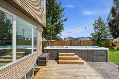 13 Hendrickson Bay, Sylvan Lake, AB - Outdoor With Deck Patio Veranda With Exterior